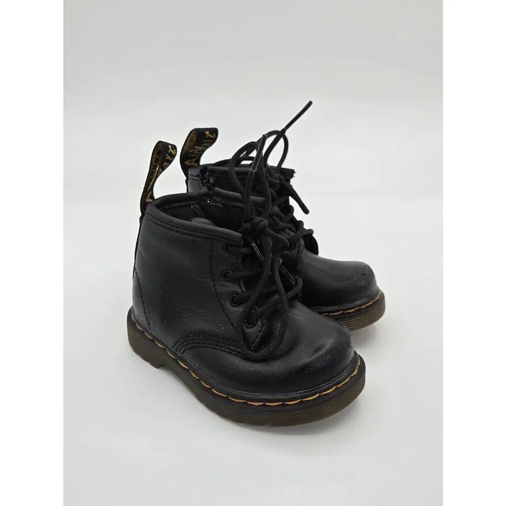Dr Martens Toddler 1460 Black Boots Size 5